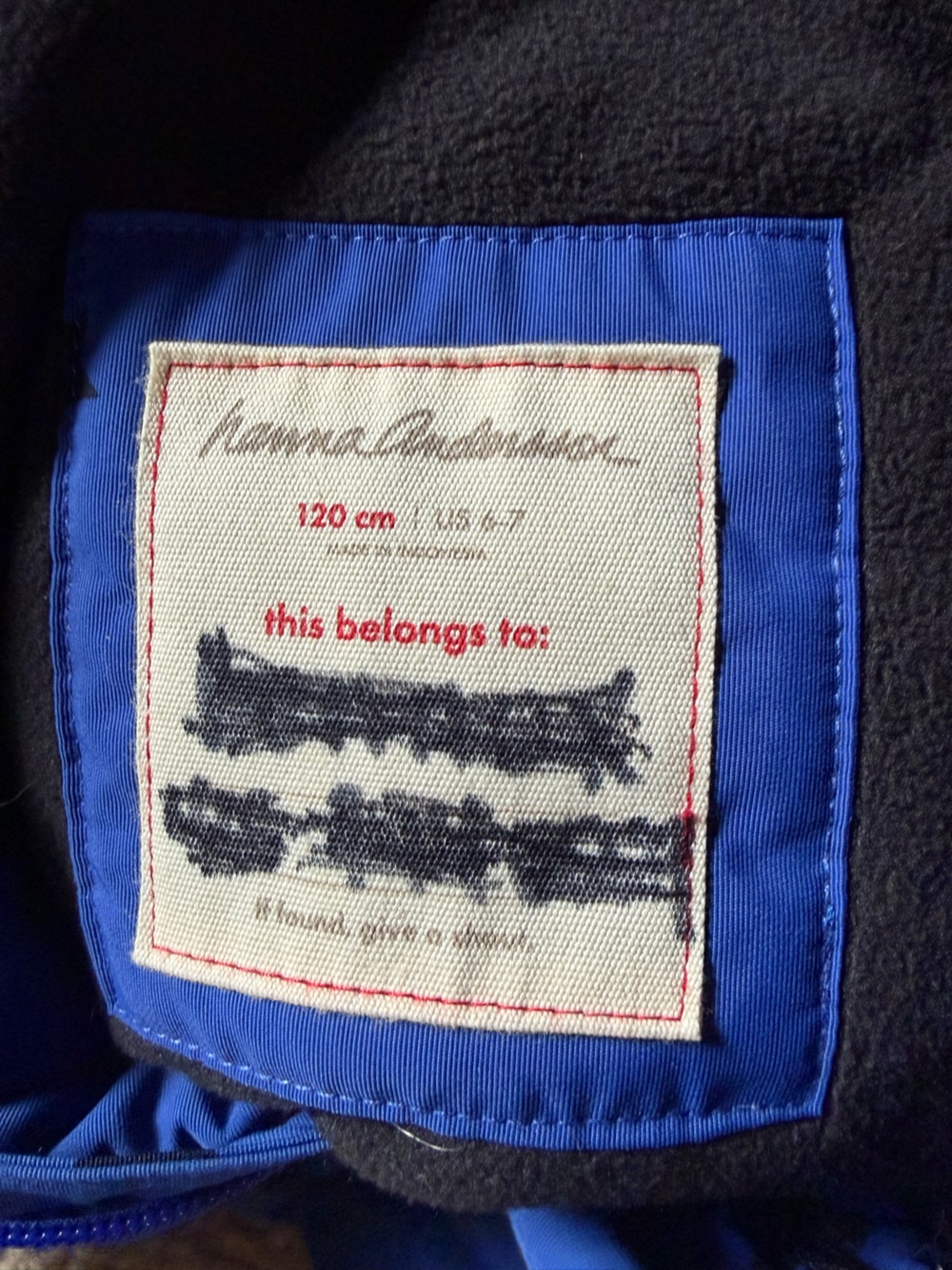 Hanna Andersson star snow winter coat - Picture 6 of 8